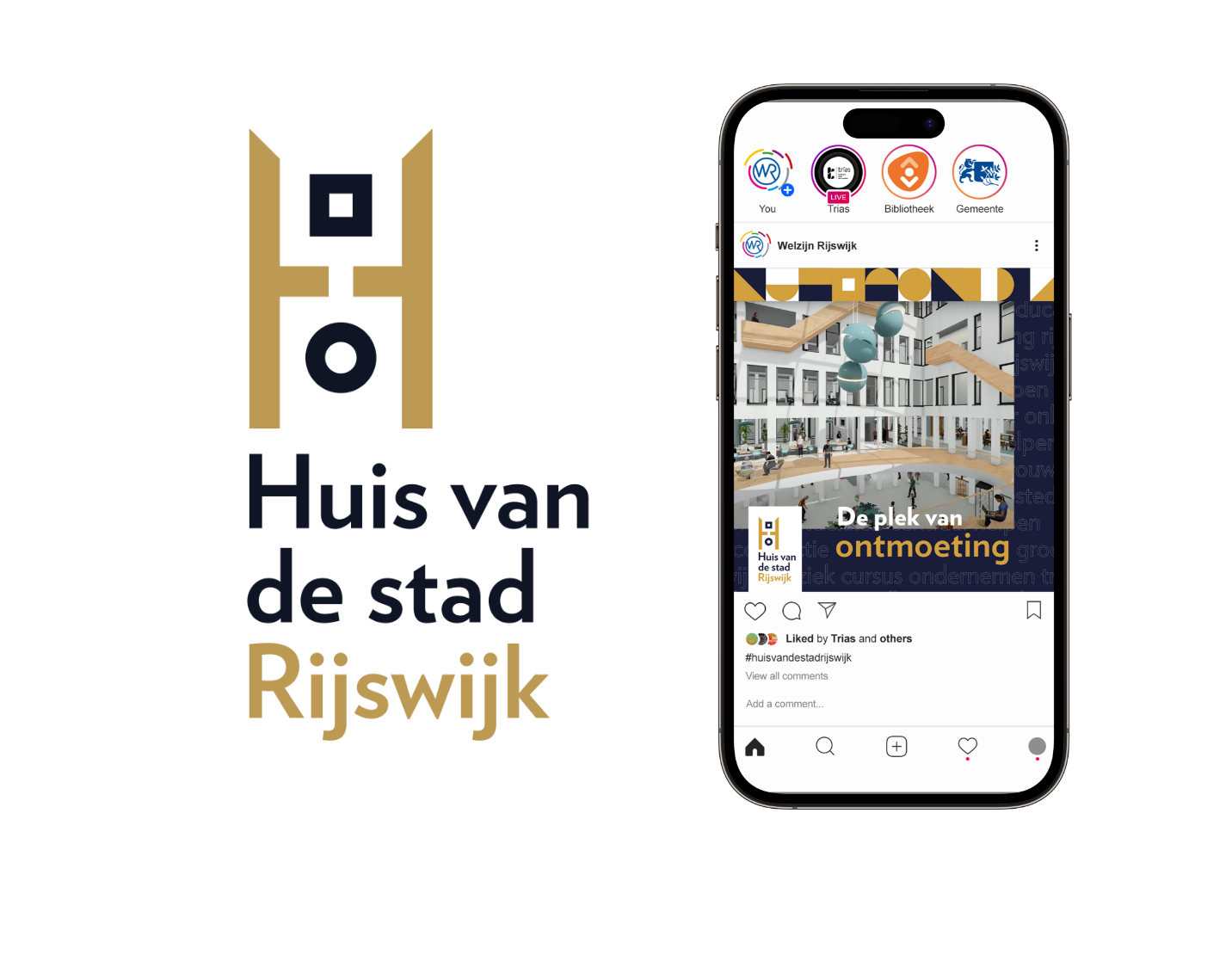 Huis van de stad Rijswijk logo